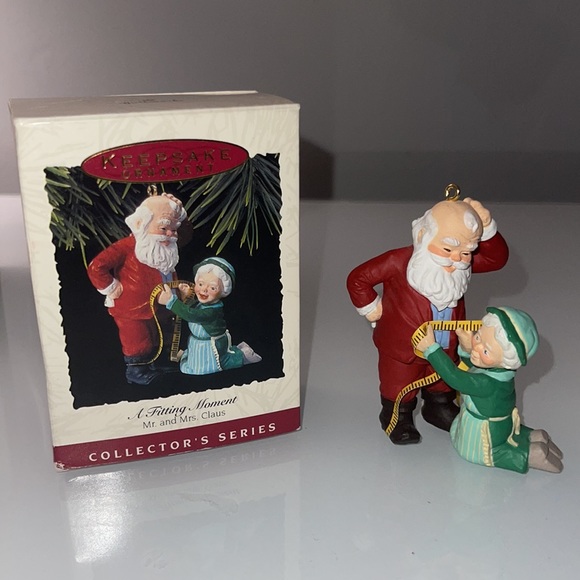Mr and Mrs Clause Hallmark Ornament Bundle - Picture 3 of 7